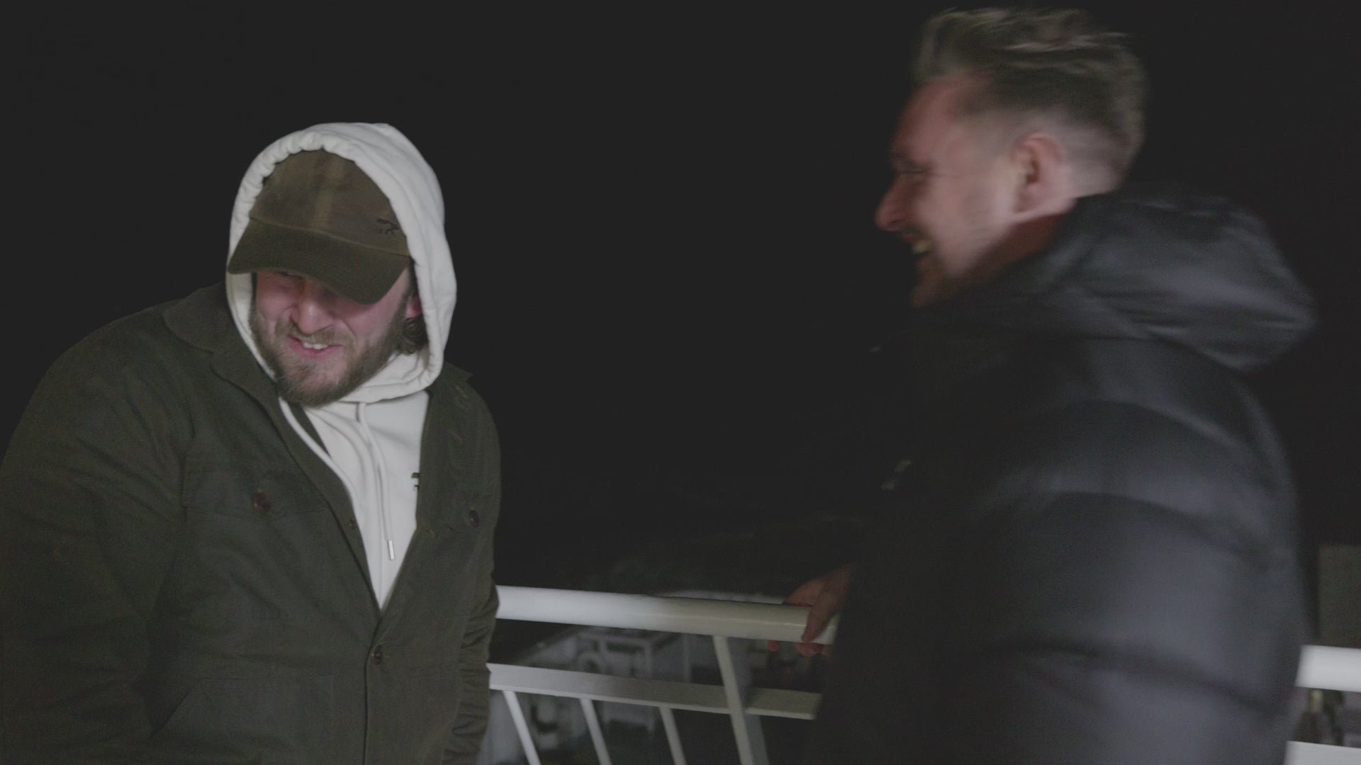 Bear&Wolf founders Jake & Bill in Shetland during the Up Helly Aa festival, from the long-form film 72 Hours In Shetland.